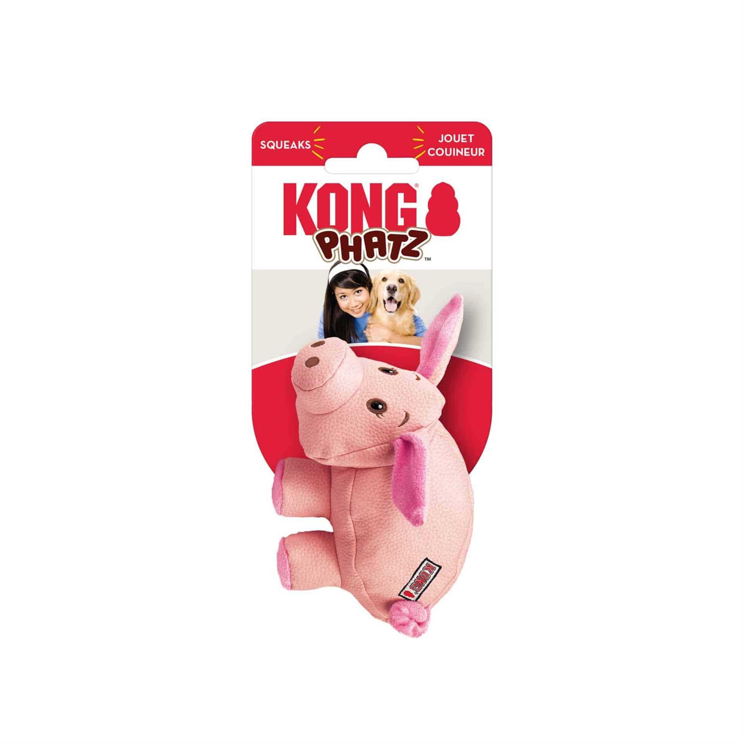 KONG Phatz Pig Dog Toy - Image 5