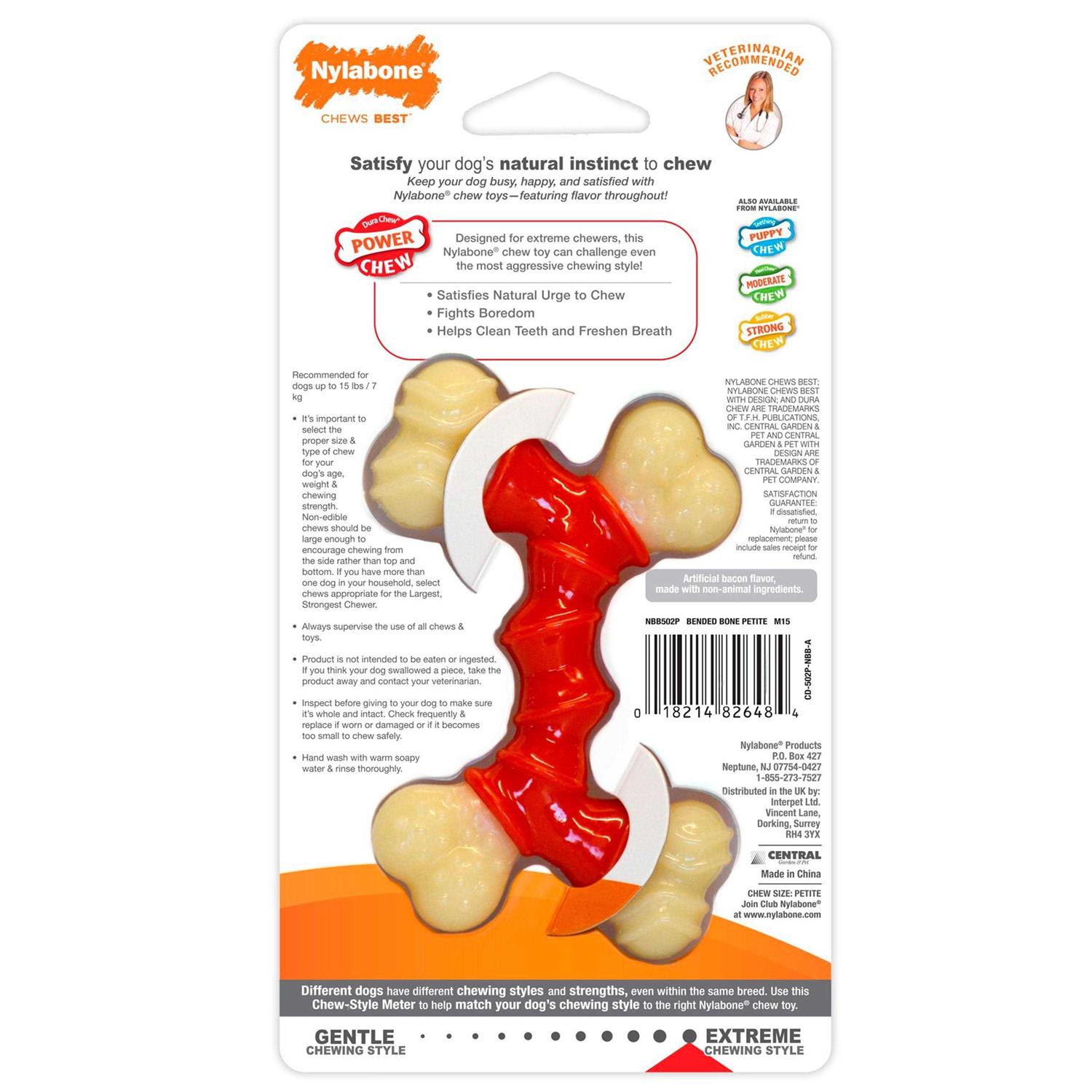 Nylabone Dura Chew Double Bone Bacon Petite - Image 4