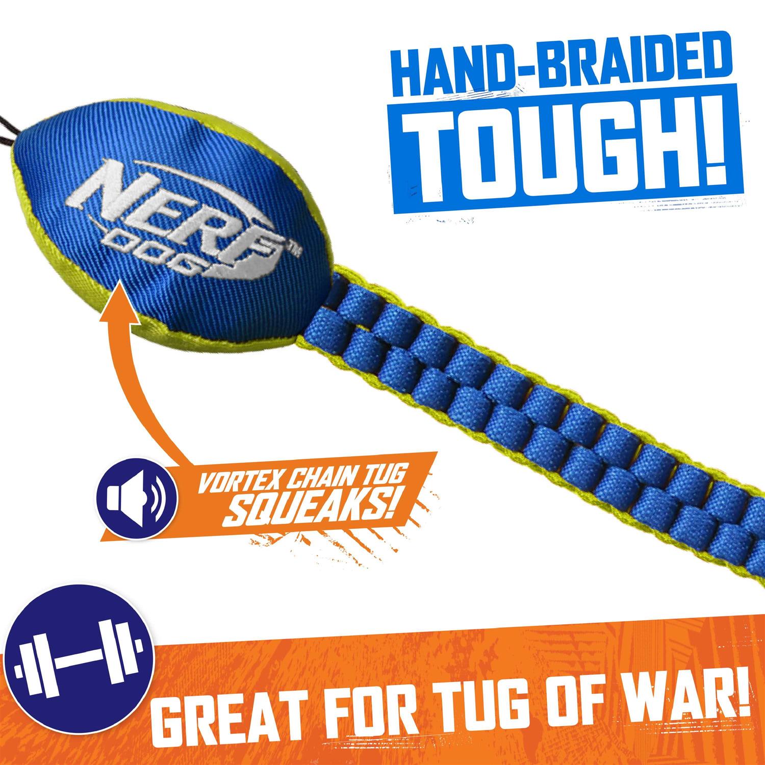 Nerf Vortex Chain Tug Dog Toy - Image 4