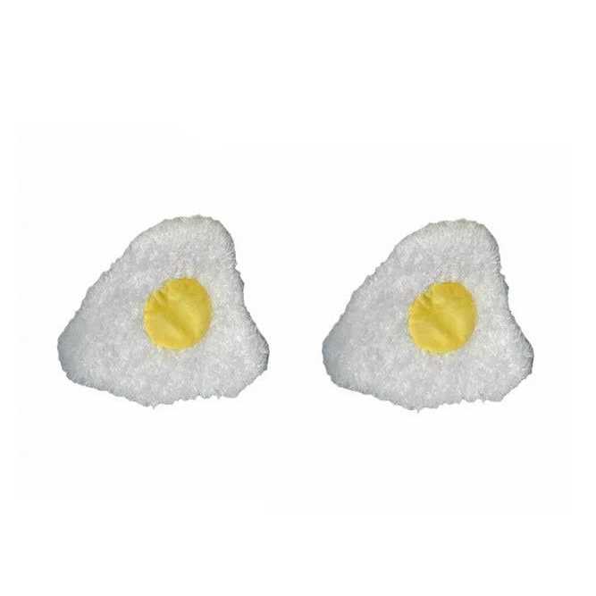 Piggy Poo and Crew Chicken and Egg Paper Crinkle Squeaker Toys - Image 3