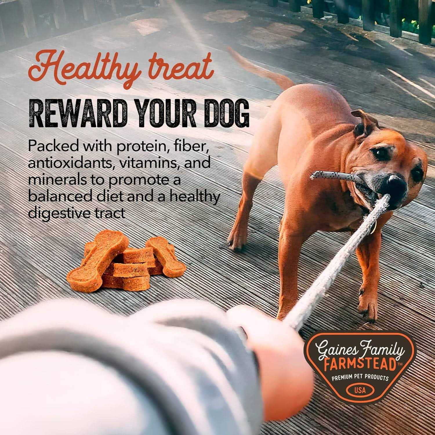 Gaines Family Farmstead Sweet Potato Bones Dog - Image 5