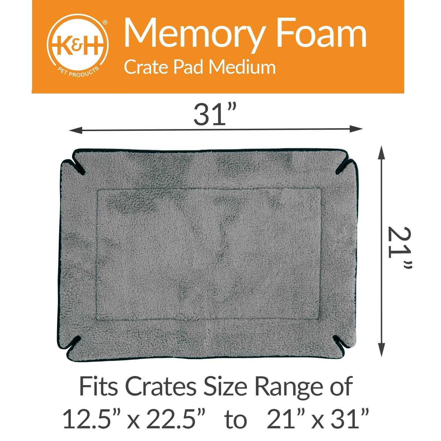K&H Pet Products Memory Foam Crate Pad - Image 3