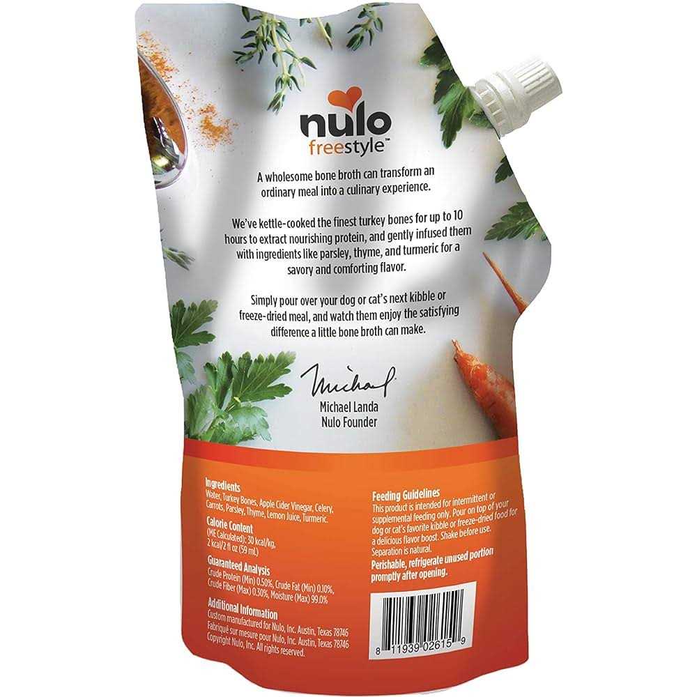 Nulo Freestyle Classic Turkey Bone Broth - Image 5