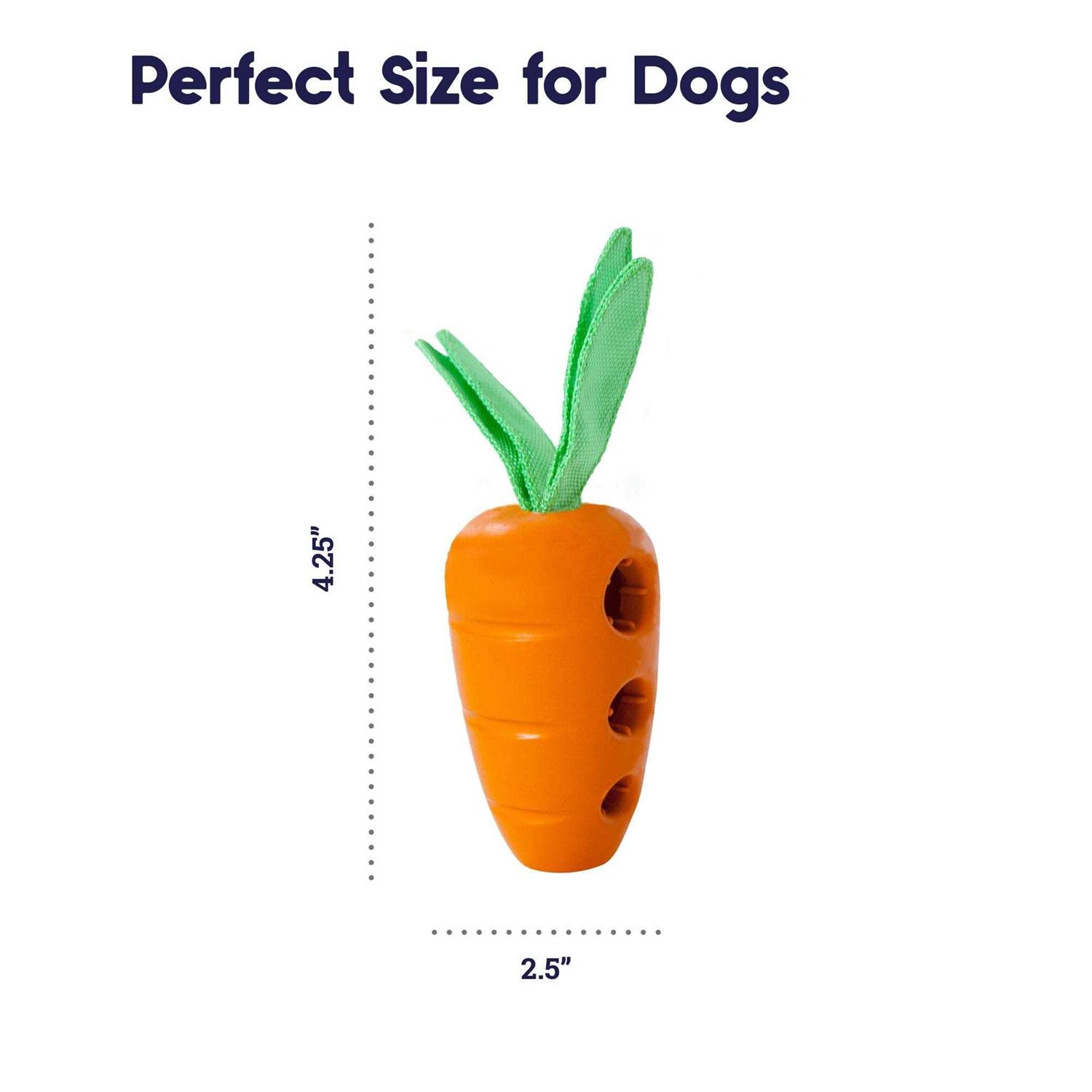Petstages Carrot Stuffer Dog Toy - Image 5