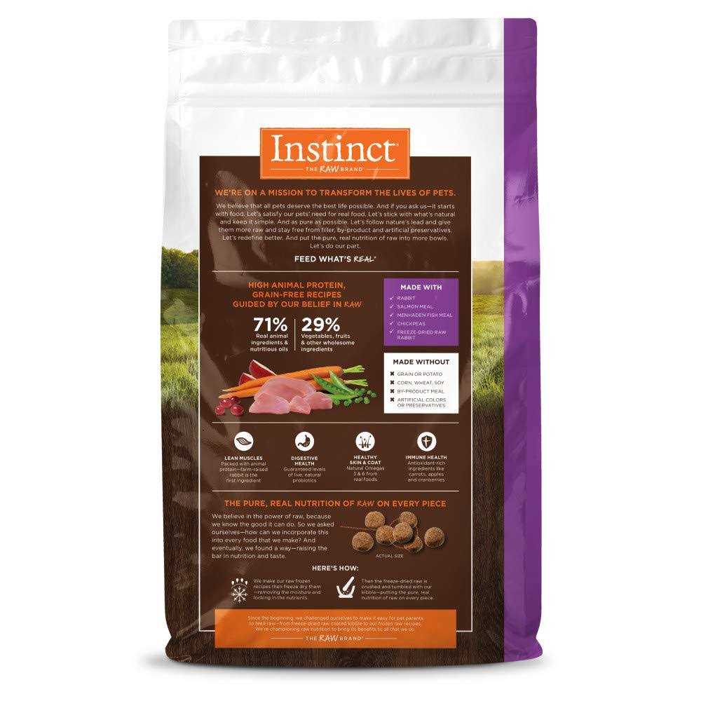 Instinct Original Grain Free Recipe with Real Rabbit Dry Dog Food - Image 3