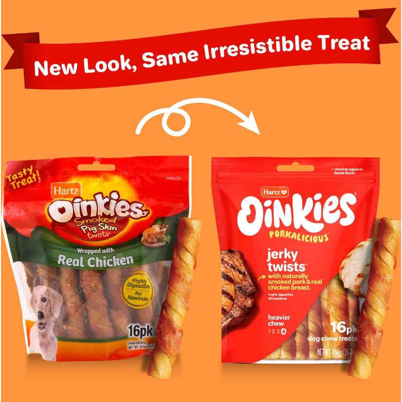 Oinkies Hartz Chicken-Wrapped Dog Treat - Image 4