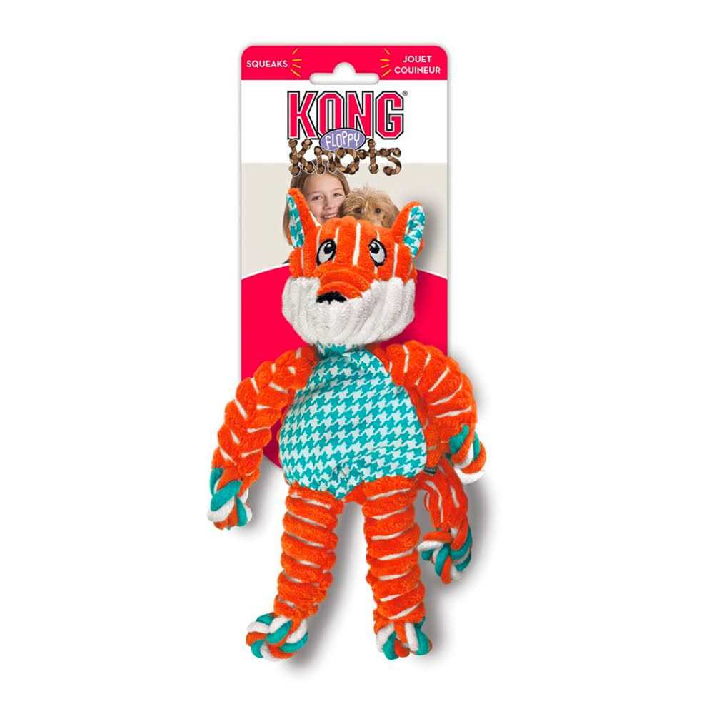 KONG Floppy Knots Elephant Dog Toy - Image 3