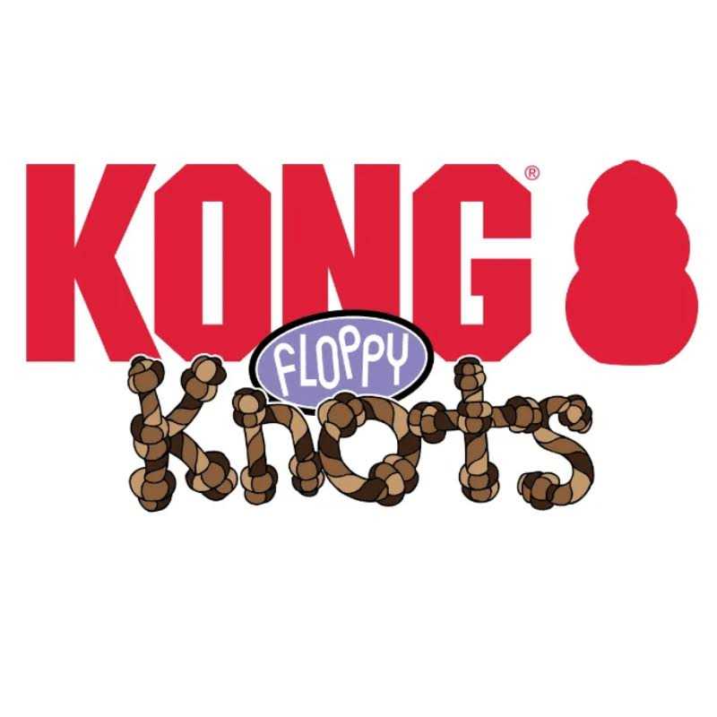 KONG Floppy Knots Elephant Dog Toy - Image 5