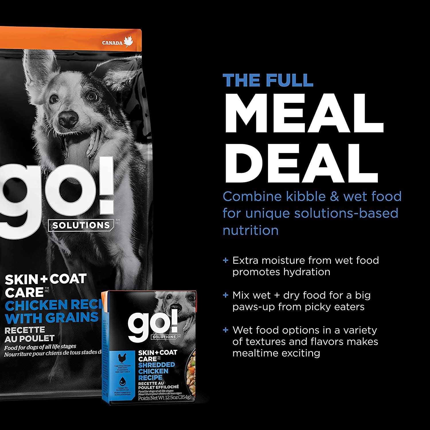 Go! Solutions Skin + Coat Care Chicken Recipe Dry Dog Food - Image 3