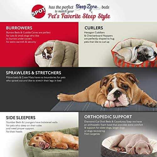 Ethical Pet Sleep Zone Quilted Oval Cuddler Bed - Image 4