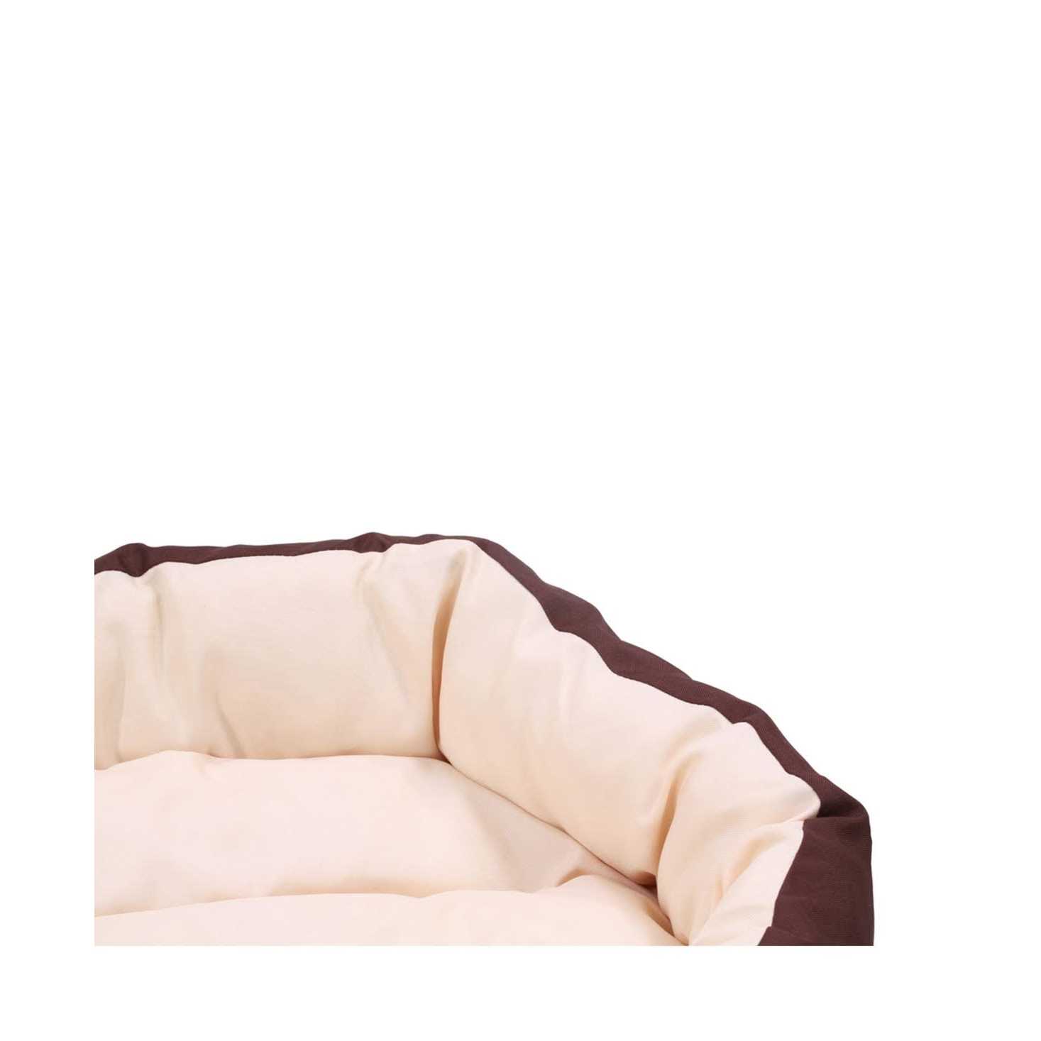 Happycare Textiles Durable Oval Bolster Cat Dog Bed - Image 4