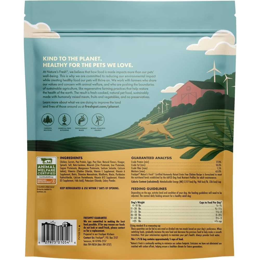 Freshpet Nature's Fresh Adult Grain Free Chicken Recipe Dog Food - Image 3