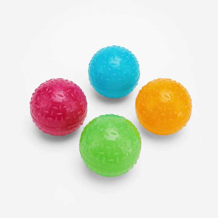 Leaps & Bounds Romp & Run Glow-in-The-Dark Bouncy Ball Assortment Dog Toy - Image 4
