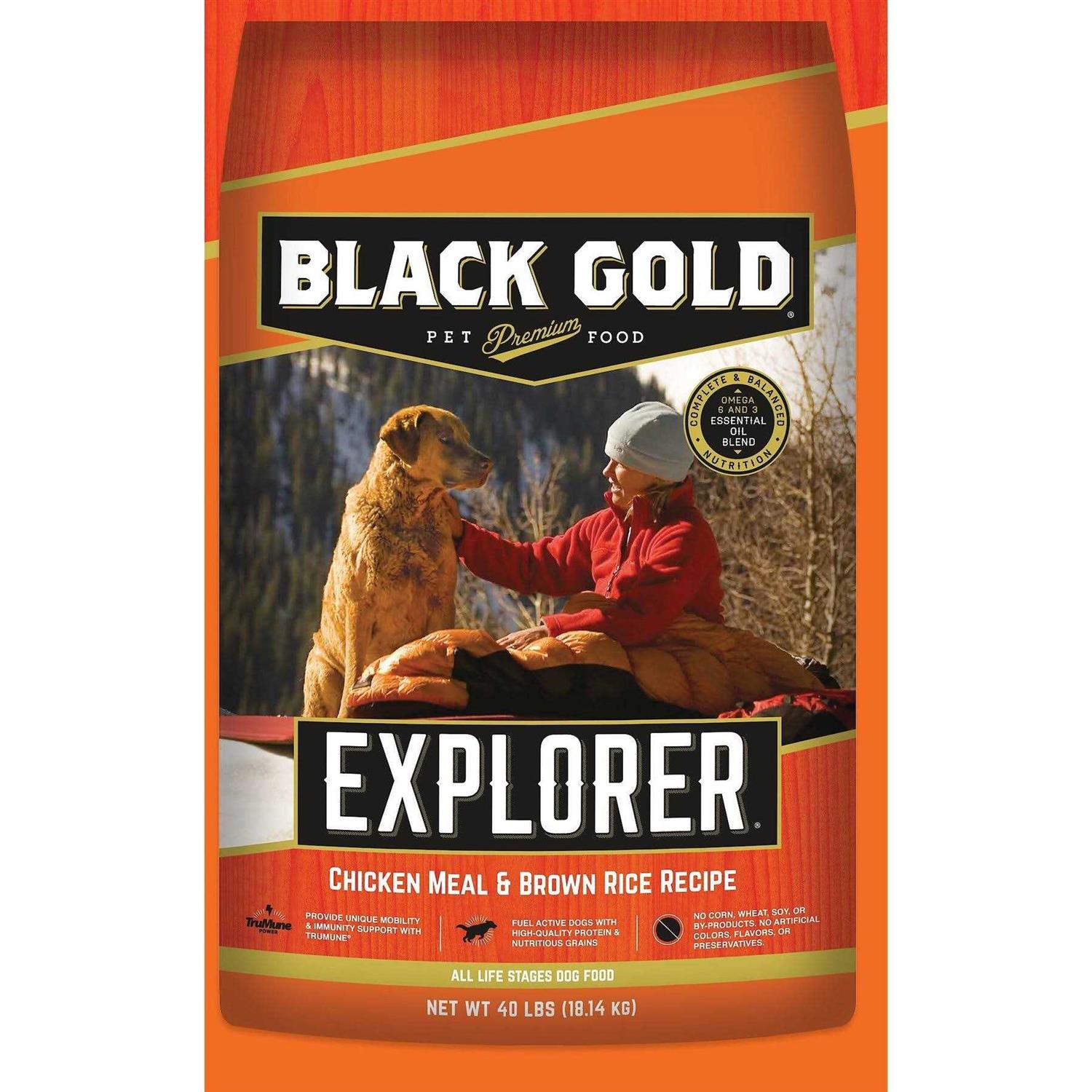 Black Gold Explorer Dog Food Chicken Meal & Brown Rice Formula - Image 5