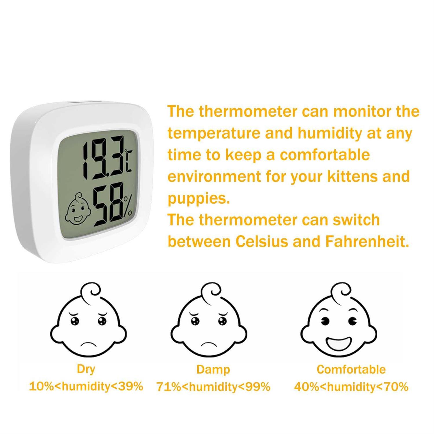 Puppy Incubator Incubator for Puppies with Puppy Bed Pad, Kitten Incubator with Whelping Collars, Puppy Feeding Tube for Puppies and Kitten - Image 2