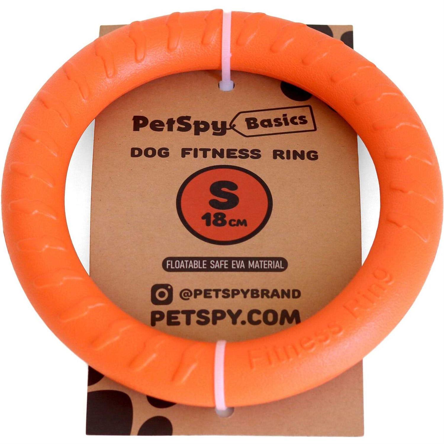 PetSpy Dog Training Ring for Outdoor Fitness Floatable Pulling Toy and Flying Disc Interactive Play Tool for Small Medium