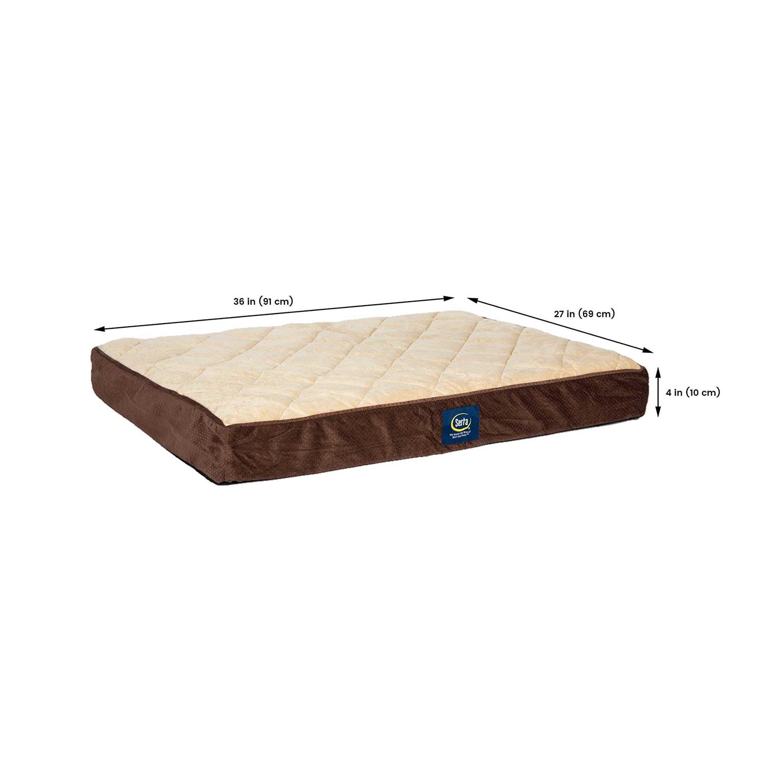 Serta Ortho Foam Quilted Pillowtop Pet Bed - Image 3