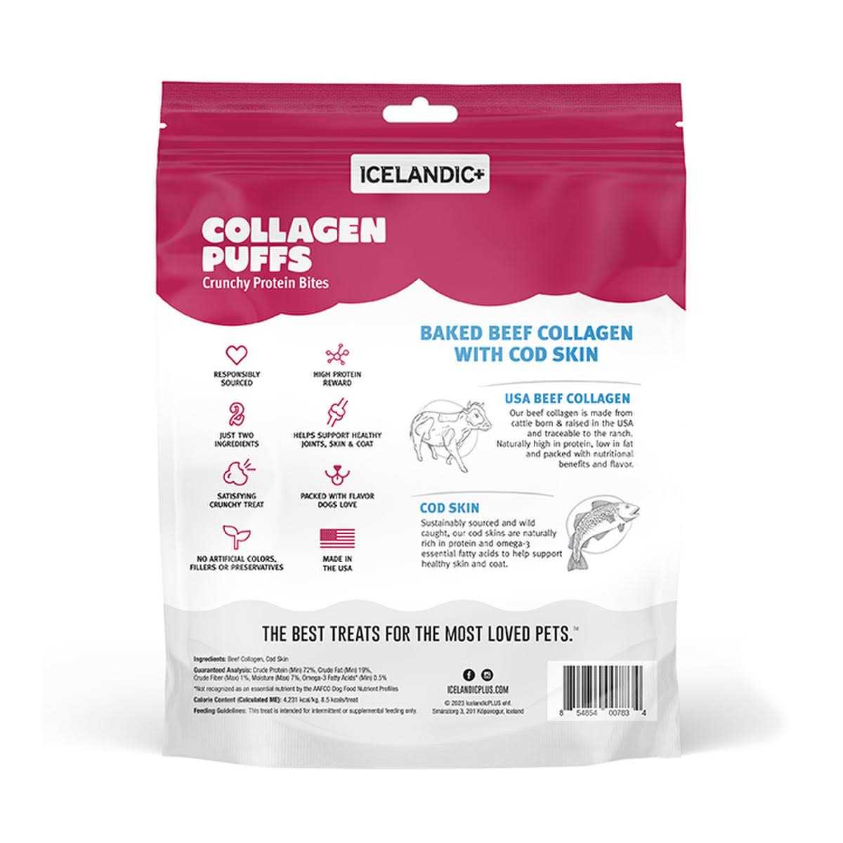 Icelandic+ Beef Collagen Puffs Treats - Image 3