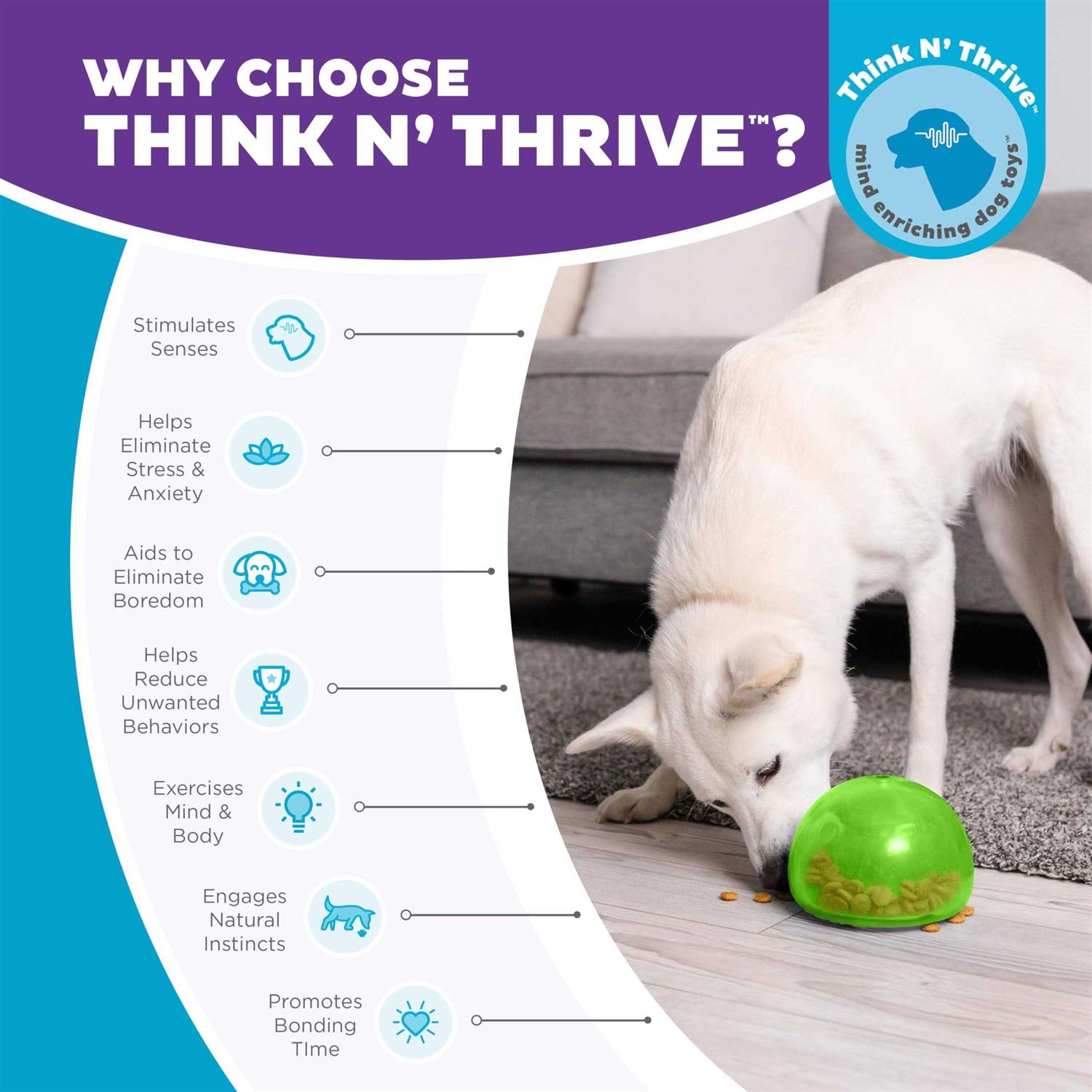 Outward Hound Snoop Interactive Treat Dispensing Dog Toy - Image 2