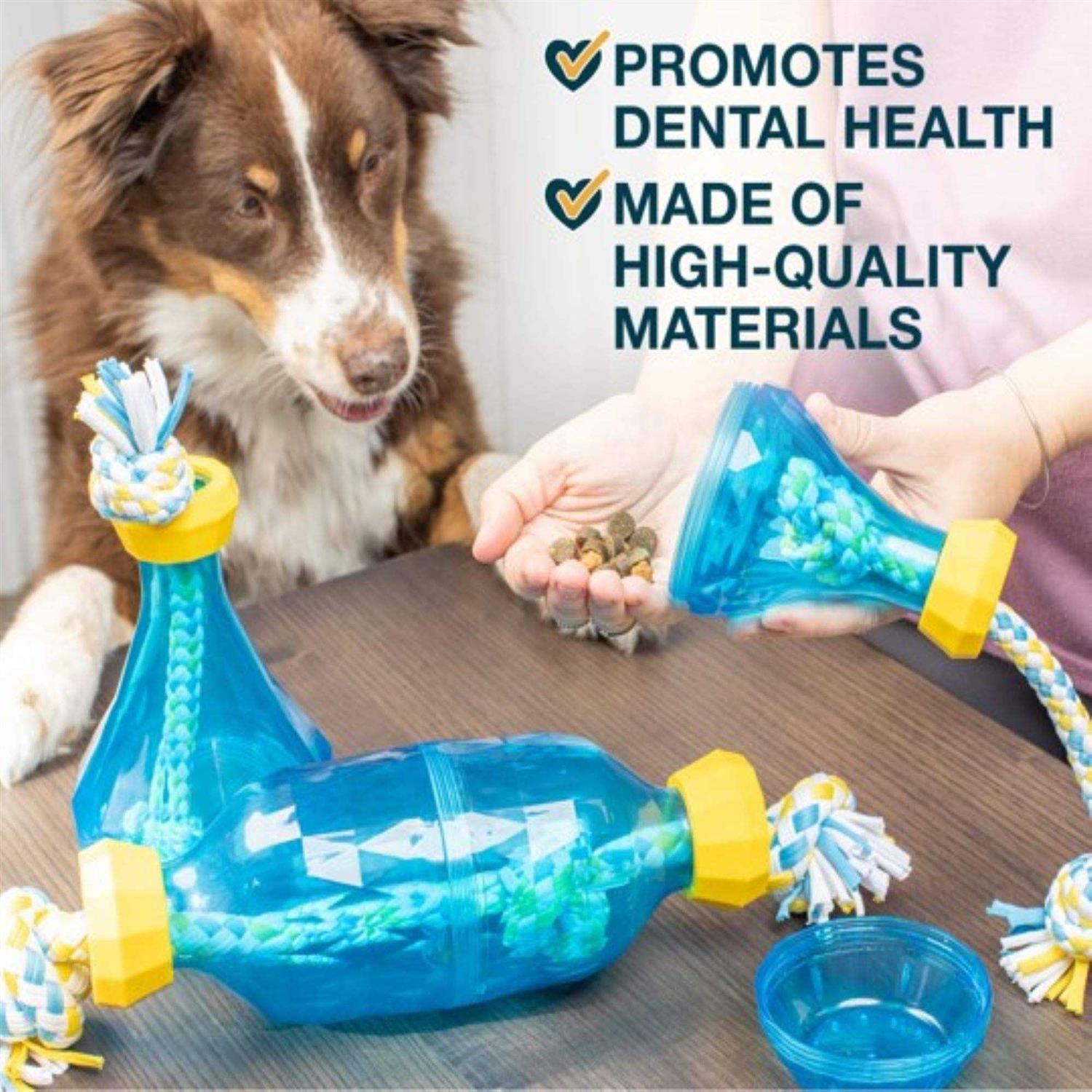Ourpets IQ Treat Tug & Activity Dog Puzzle & Rope Dog Toy - Image 3