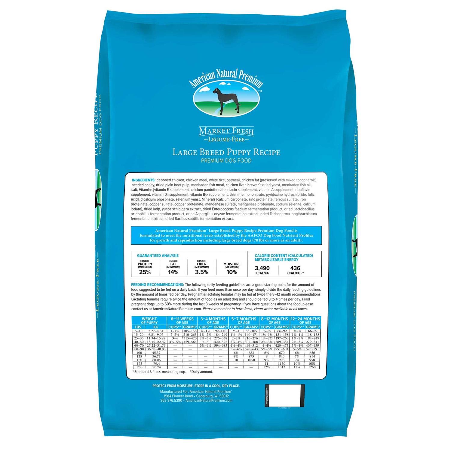 American Natural Premium Large Breed Puppy Food - Image 4