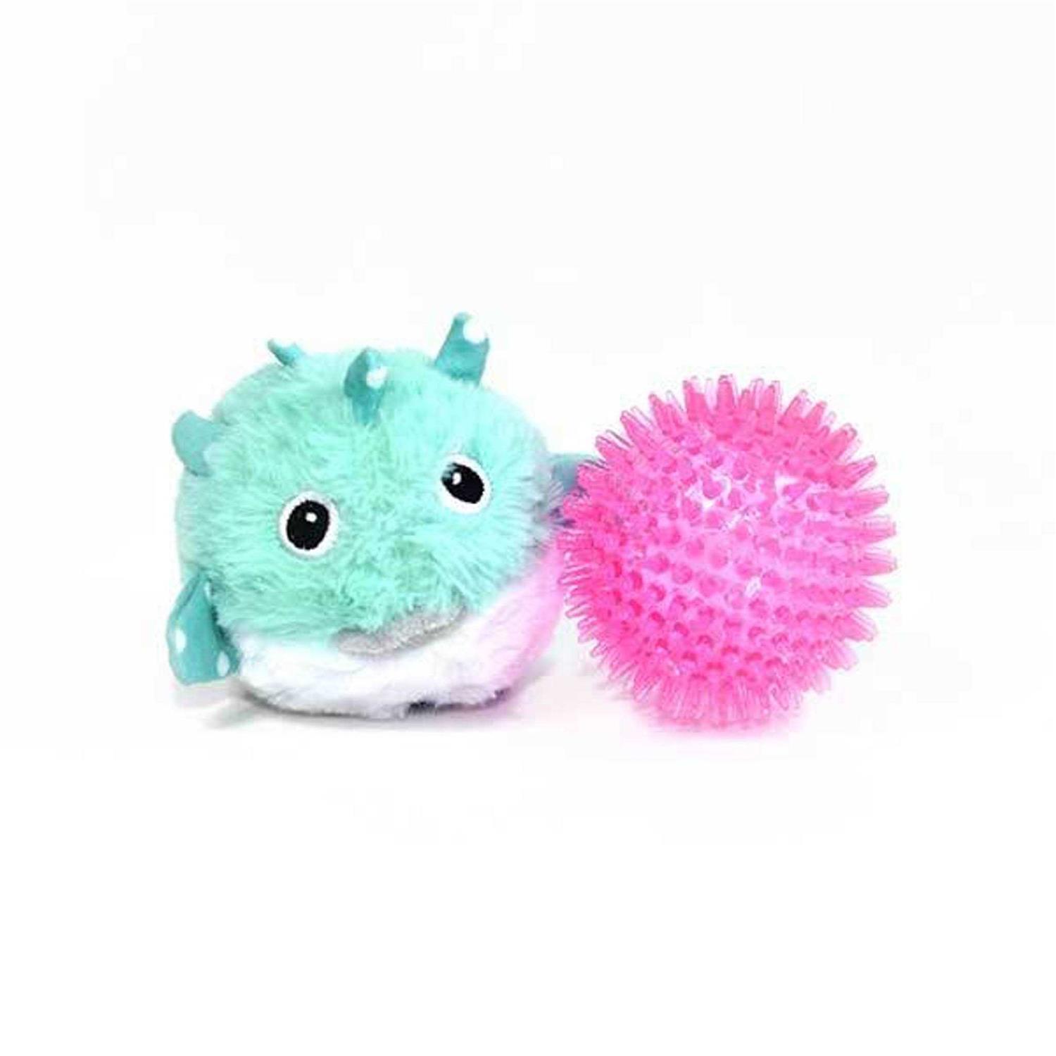 Patchwork Pet Pricklets Puffer Fish Dog Toy / 4 inch - Image 2