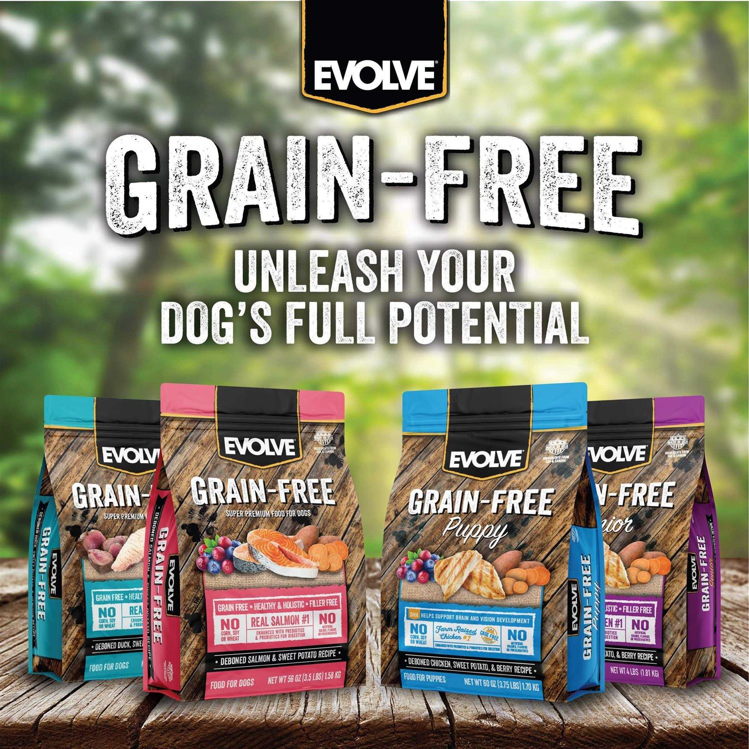 Evolve Grain Free Turkey and Sweet Potato Dog Food - Image 4