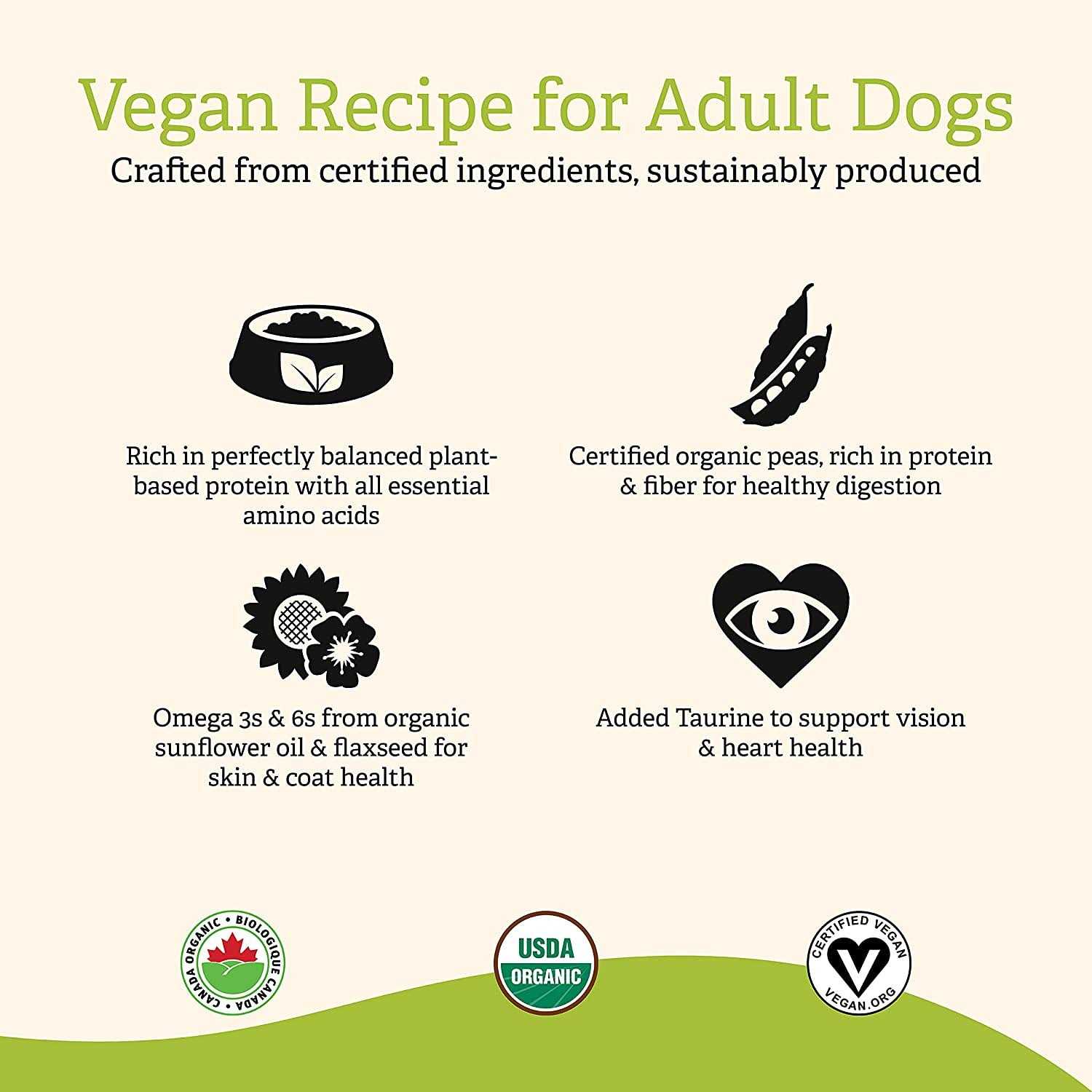 Gather Endless Valley Vegan Recipe with Organic Peas Adult Dry Dog Food - Image 4