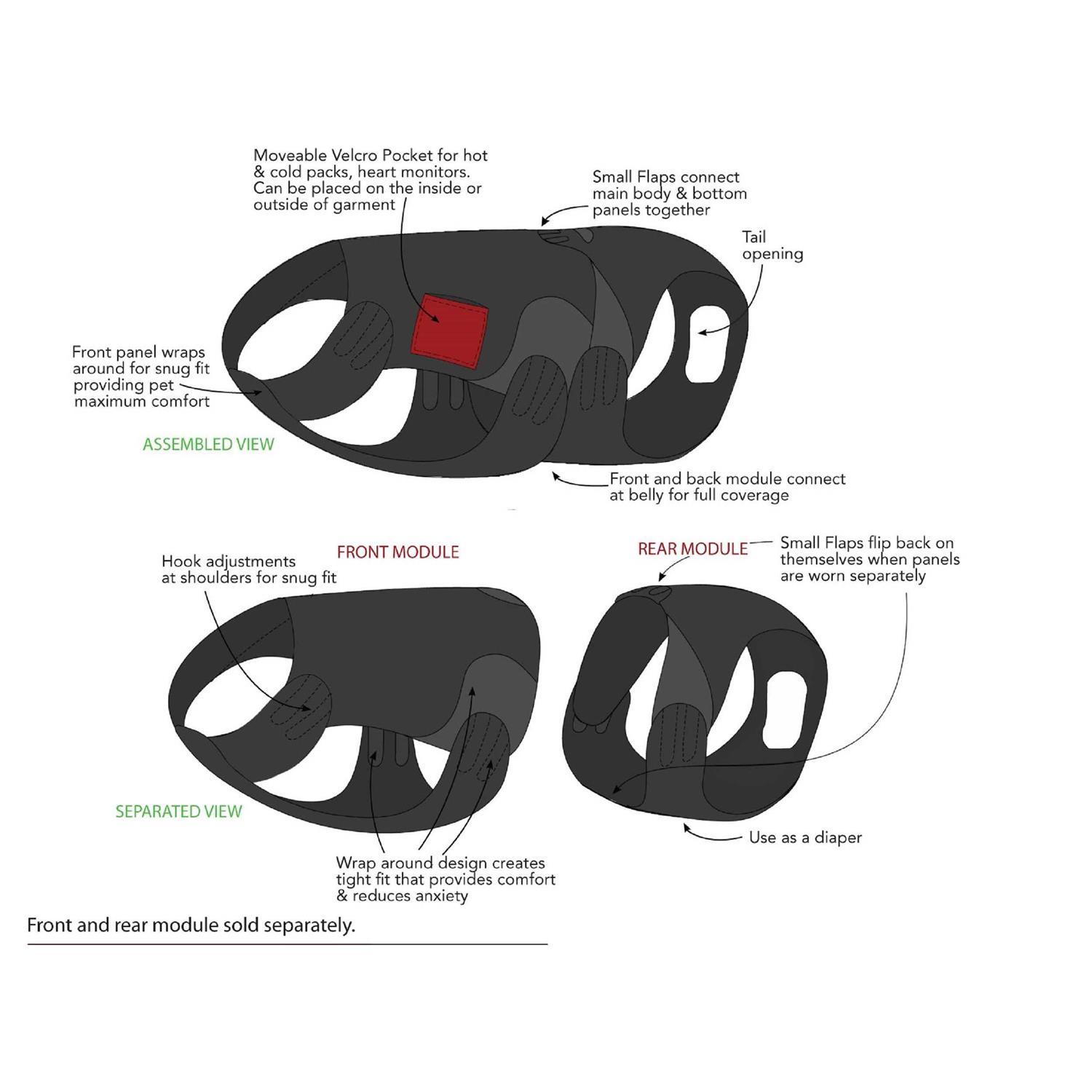 Healers Body Rear Module Dog Wrap - Image 5