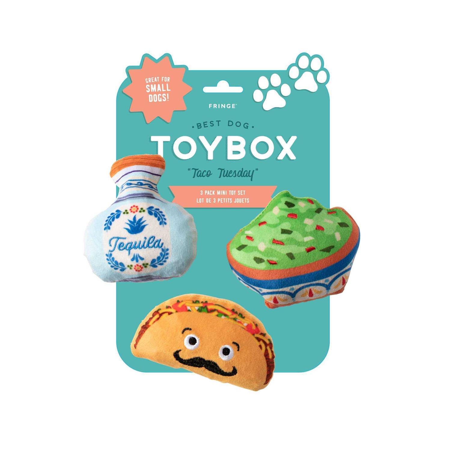 Petshop by Fringe Studio Taco Tuesday Dog Toy Set - Image 5