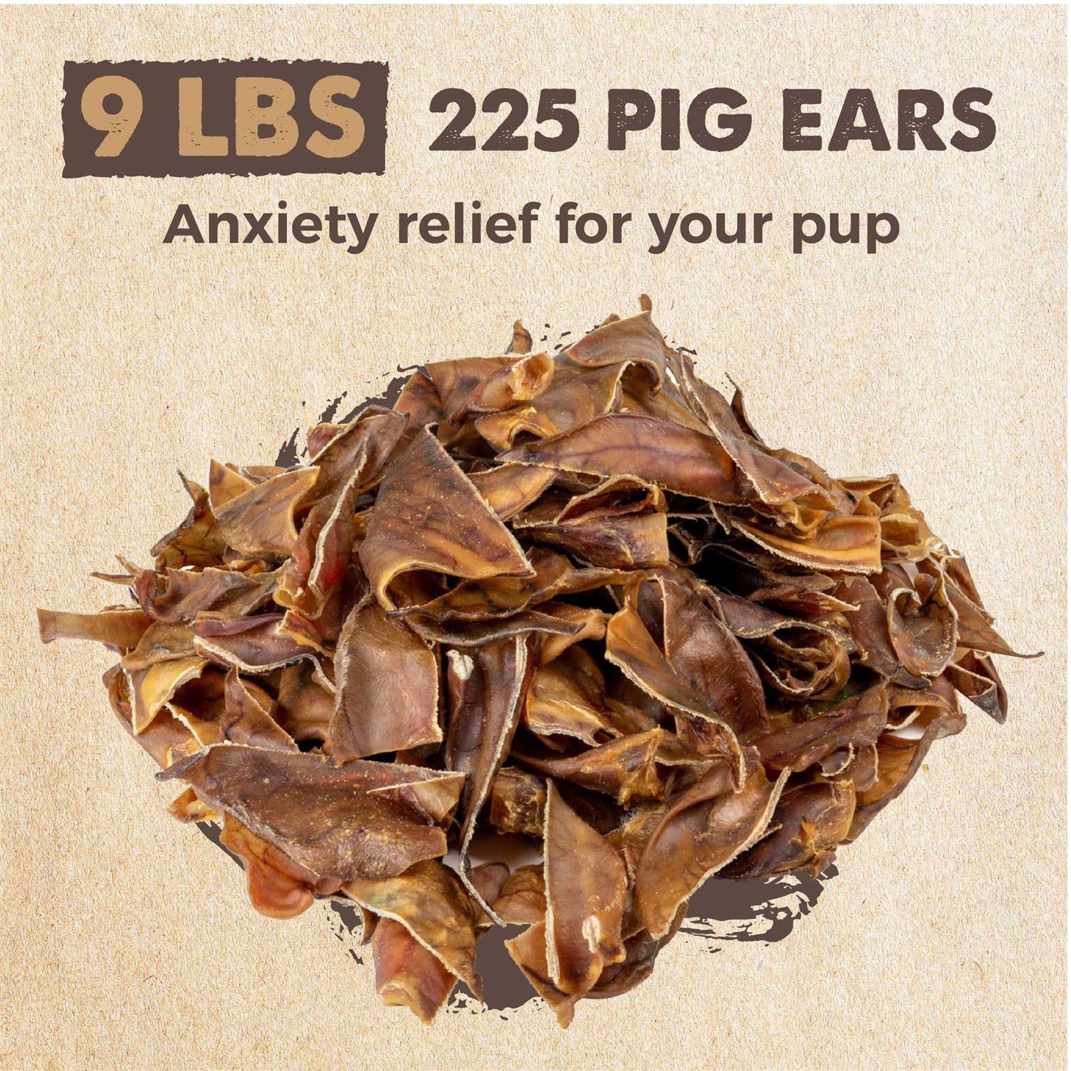Mighty Paw Half Pig Ears for Dogs All Natural Dried Single Ingredient Dog Treats - Image 5