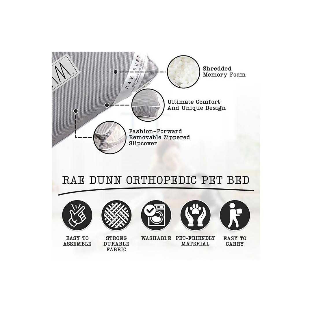 Rae Dunn Orthopedic Pet Bed - Image 4