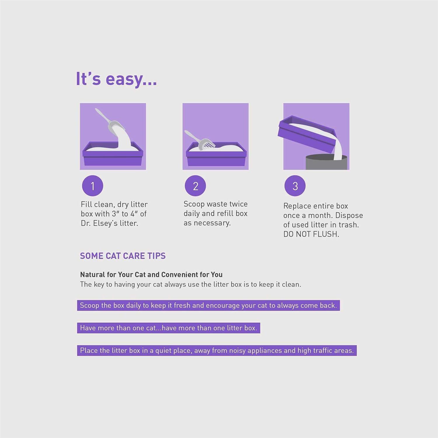 Dr. Elsey's Clean Tracks Clumping Clay Cat Litter - Image 5