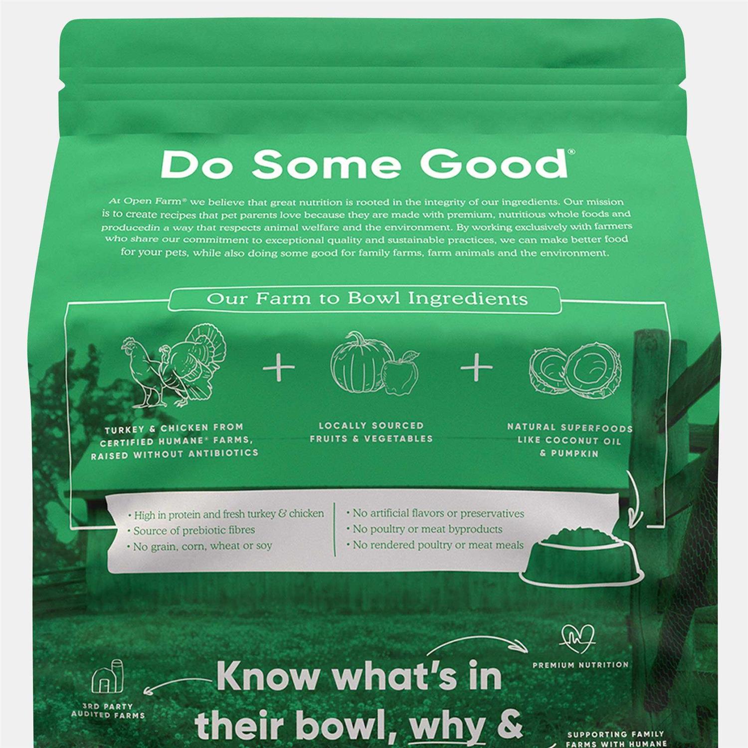 Open Farm Grain Free Homestead Turkey & Chicken Dry Cat Food - Image 4
