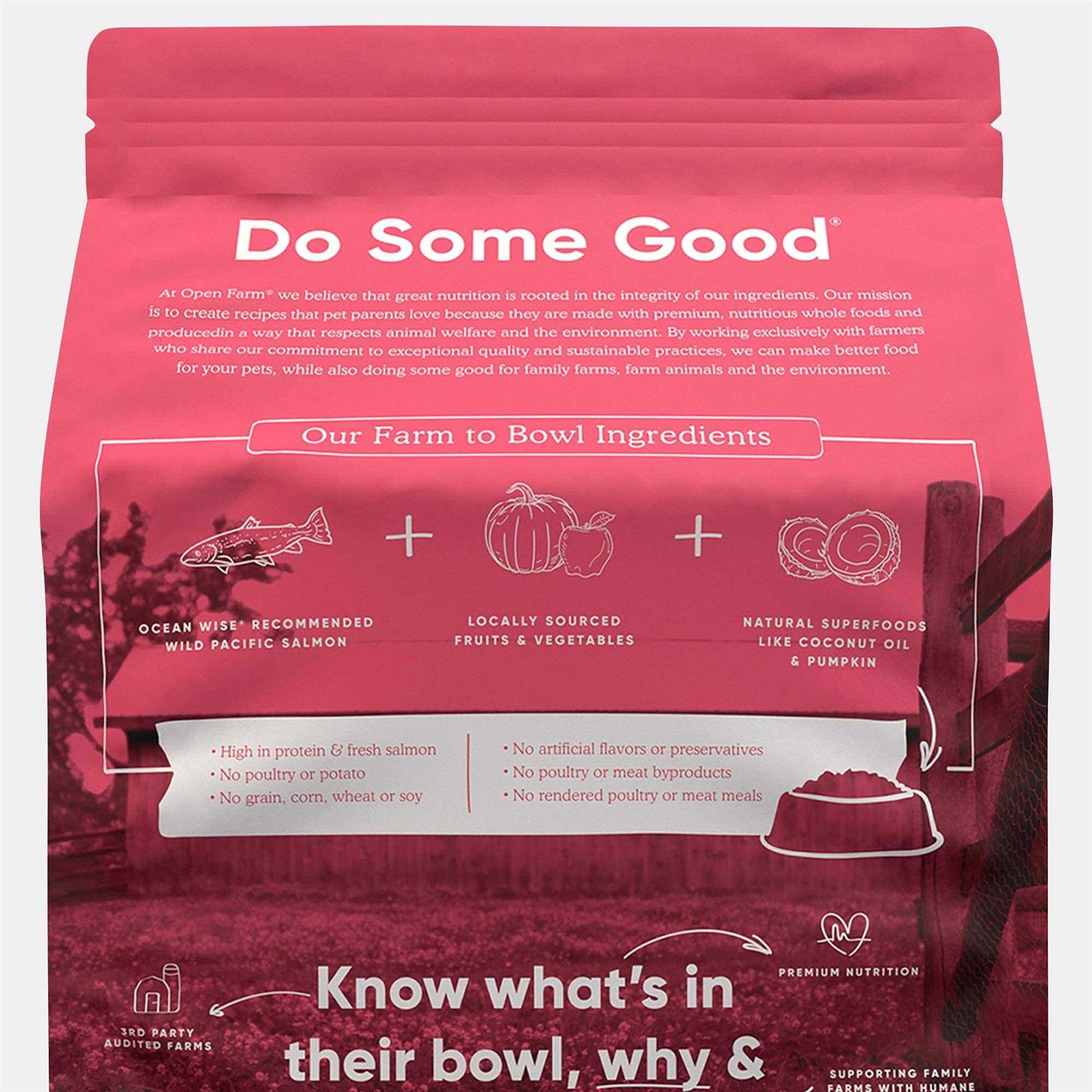 Open Farm Wild-Caught Salmon Grain-Free Dry Cat Food - Image 3