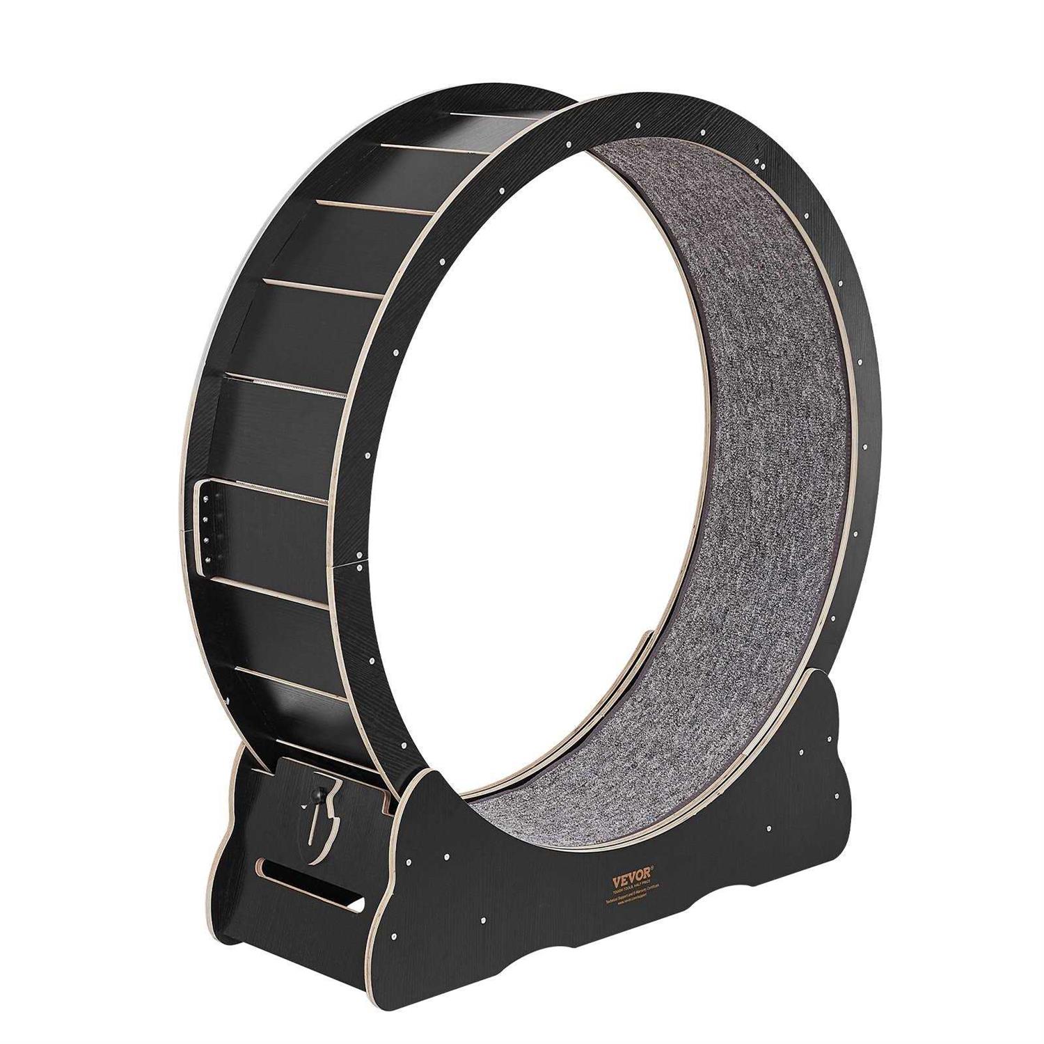 VEVOR Cat Exercise Wheel Large Cat Treadmill Wheel for Indoor Cats Cat Running Wheel with Detachable Carpet and Cat Teaser - Image 5