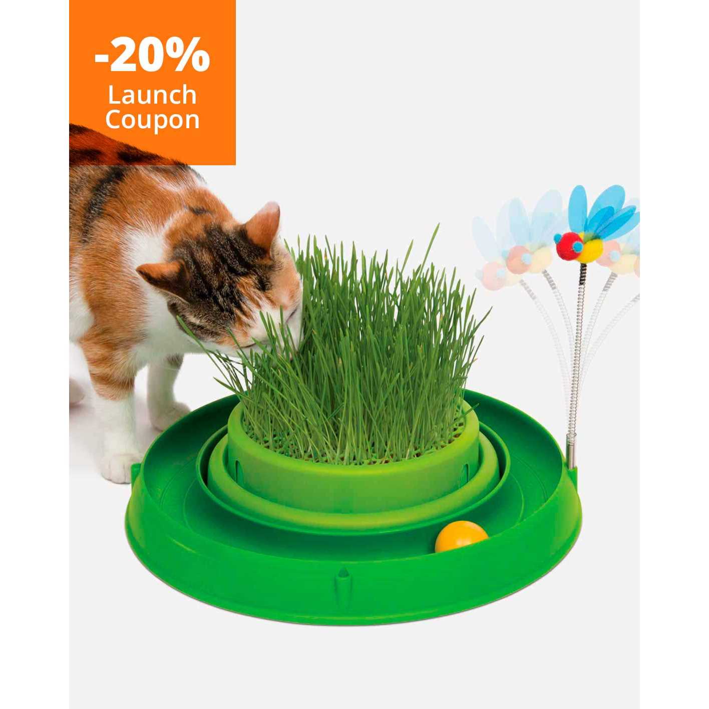 Catit Play Circuit Ball with Massager Cat Toy - Image 5