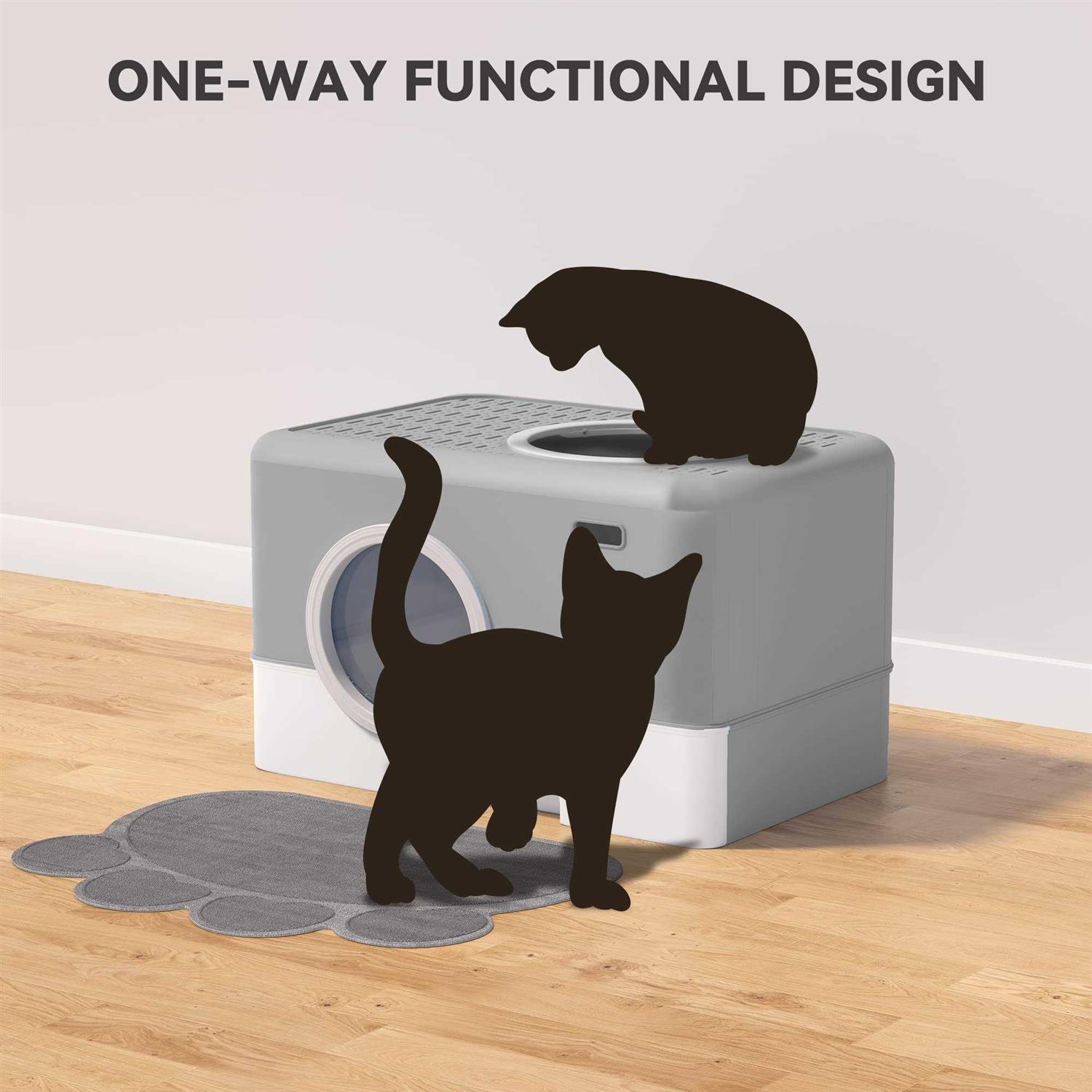 YITAHOME Large Enclosed Cat Litter Box with Lid Cover - Image 4