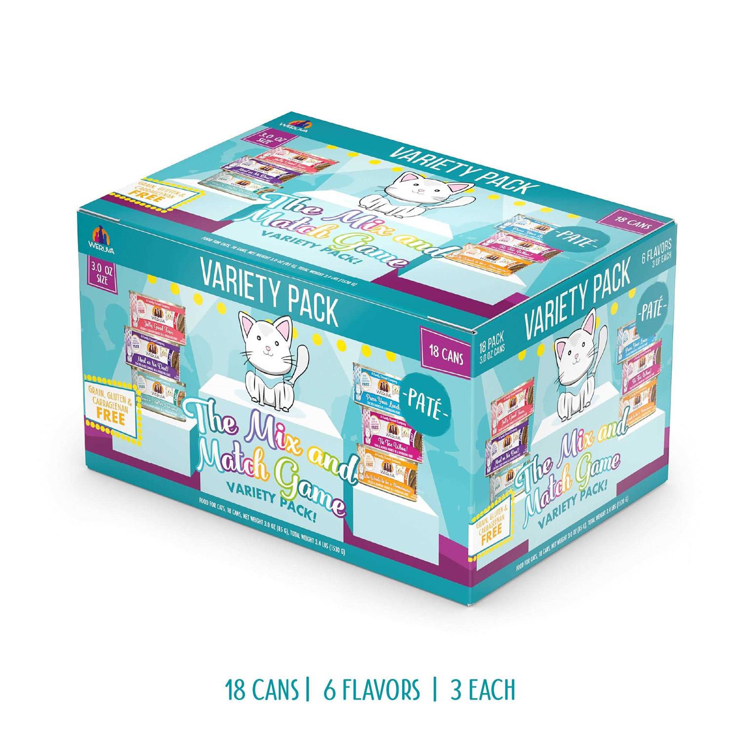 Weruva Classic Paté Cat Food The Mix & Match Game Variety Pack - Image 3